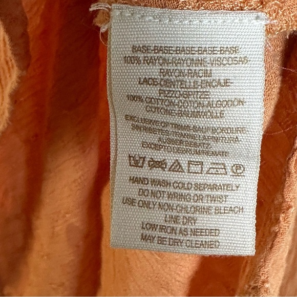 Free People "The Best" Crochet Button Front Top Size Large Long Sleeves Casual - Picture 10 of 10